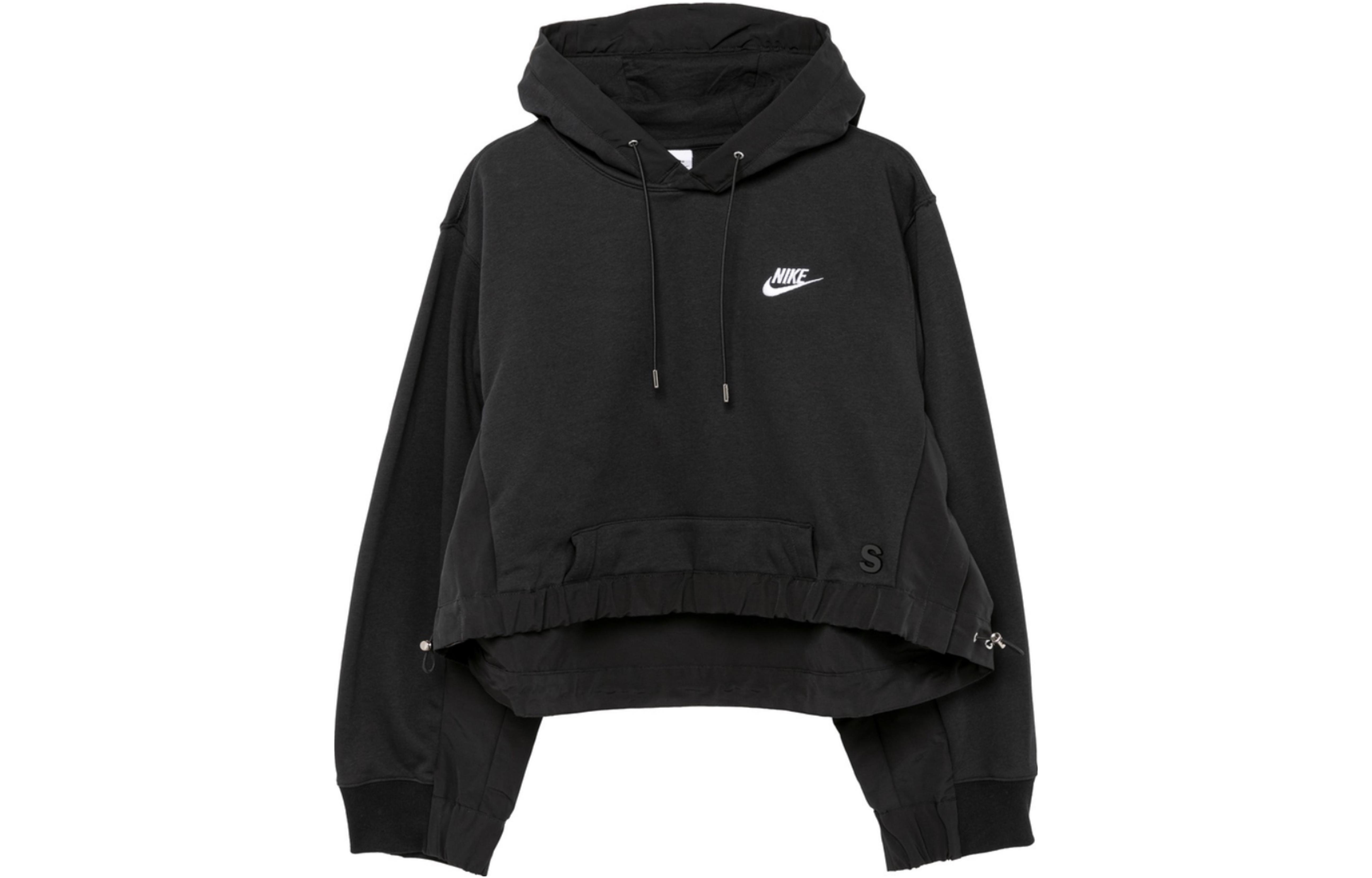 Nike X Sacai Nike X Sacai Hellosacai Collection Sweatshirts Women's Black Hooded Moderate Regular