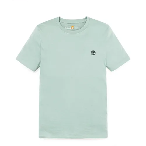 Timberland T Shirt Men's Embossed Green