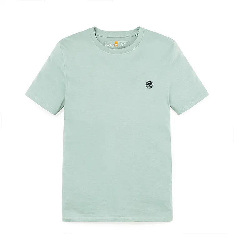 Timberland T Shirt Men's Embossed Green