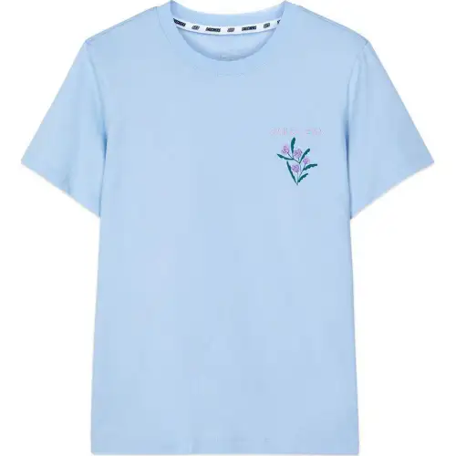 Skechers Sports League Collection T Shirt Women's Cashmere Blue