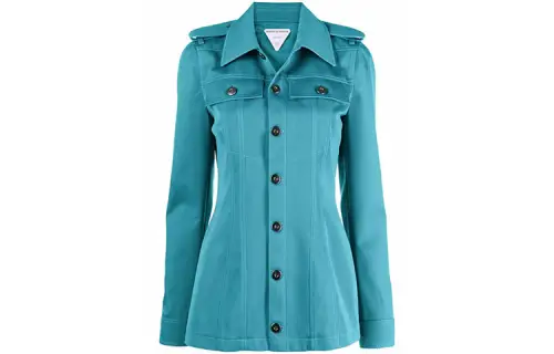Bottega Veneta Long Sleeved Slim Fit Jacket