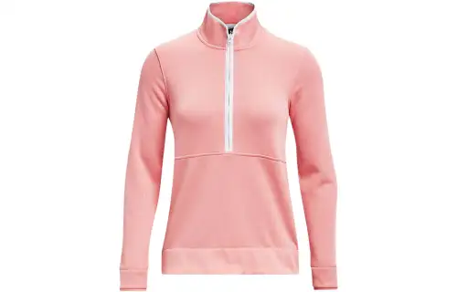 Under Armour Sweatshirts Women's Pink Stand Collar Moderate Regular