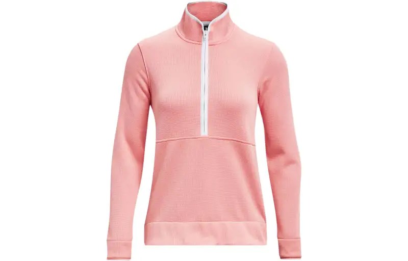 Under Armour Sweatshirts Women's Pink Stand Collar Moderate Regular