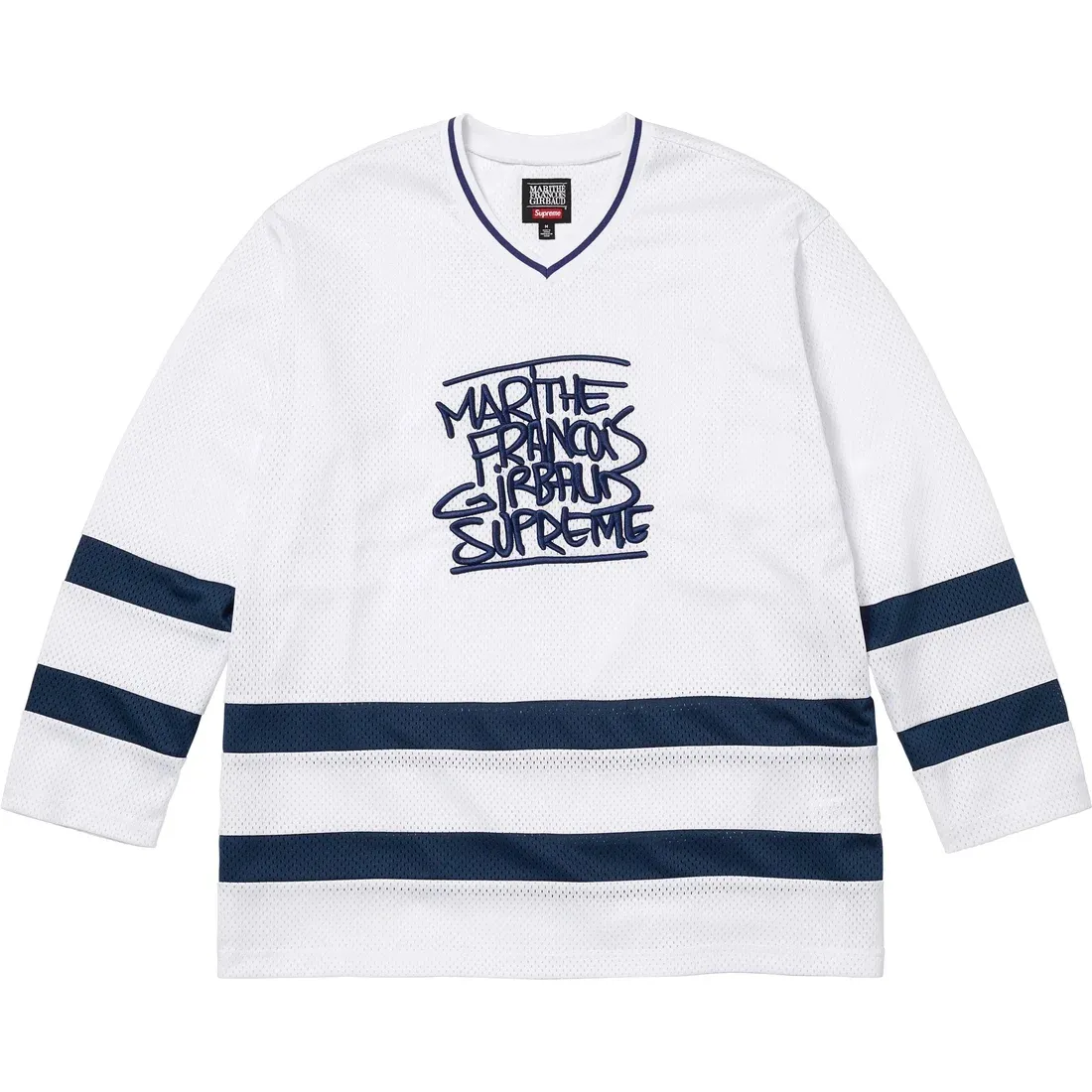 Supreme x Marithé + François Girbaud embroidered-logo jersey