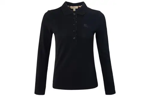 Burberry Polo Shirt Women's Black