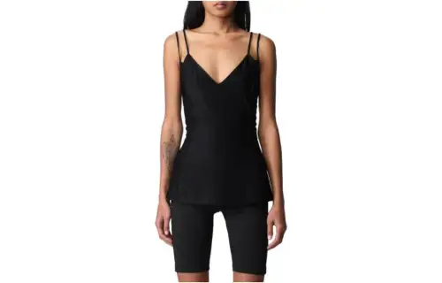 Vetements Double strap V neck Vest