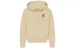 Kenzo logo-patch cotton hoodie