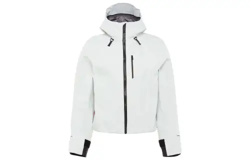 PRADA Jackets Women's White Hooded Moderate Other