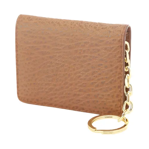 Maison Margiela Textured Leather Card Holder Card Holder Women's Tan