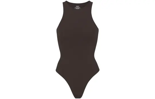 Skims Bodysuits Women's Coffee Crew Neck
