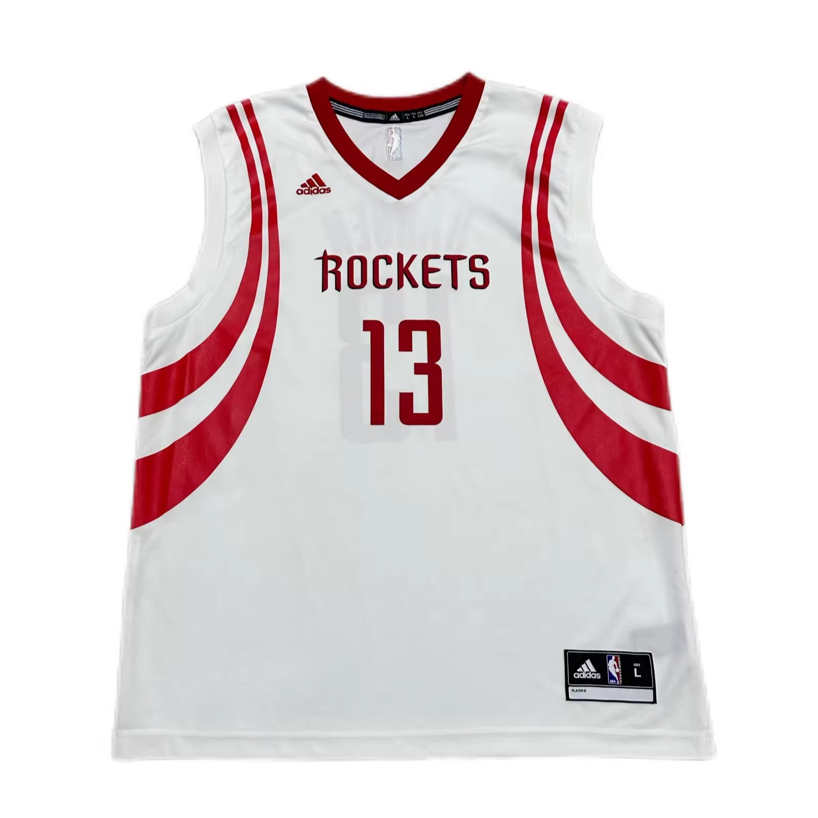 Adidas x NBA Houston Rockets Harden Basketball Jersey Unisex White