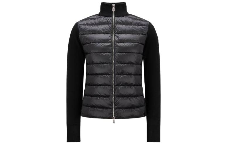 Женская куртка Moncler Padded Wool Cardigan (черная)