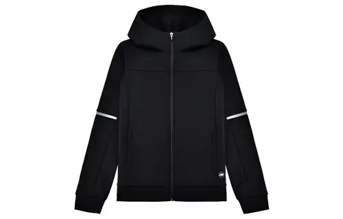 Skechers Sweatshirts Women's 0018 Carbon Black Hooded Moderate Cardigan