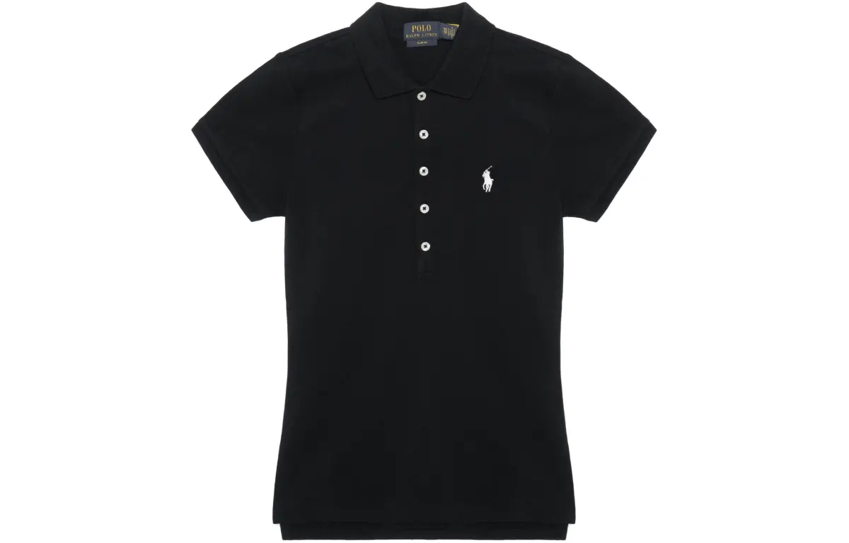 Polo Ralph Lauren FW22 Polo Shirt Slim Fit Women's Black