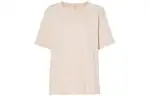 Timberland T Shirts Women's Light Pink Crew Neck Moderate Straight Fit