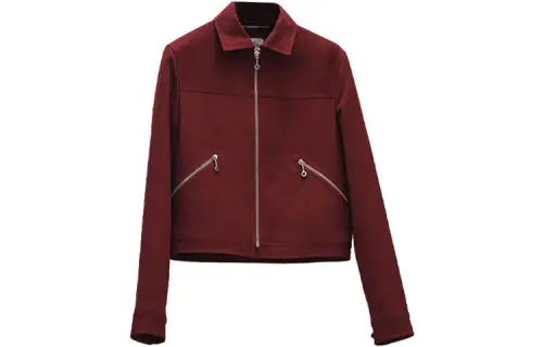 HERMES Jacket Women's Cupid Red