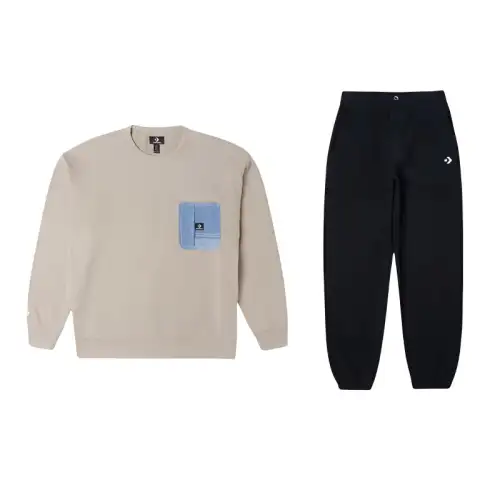 Converse Sweatshirt Sets Unisex Crew Neck Moderate