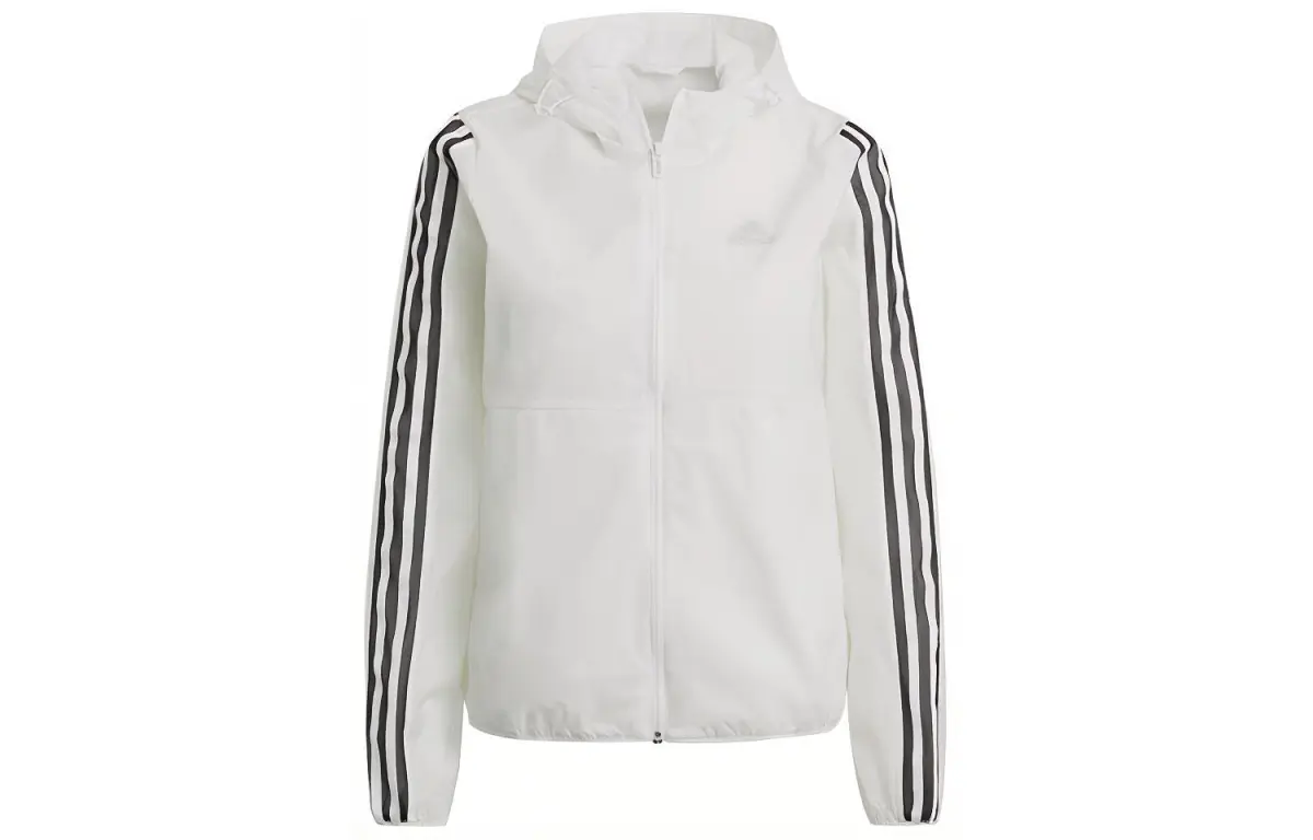 Adidas Jackets Women's White Hooded (Non-detachable) Moderate Other