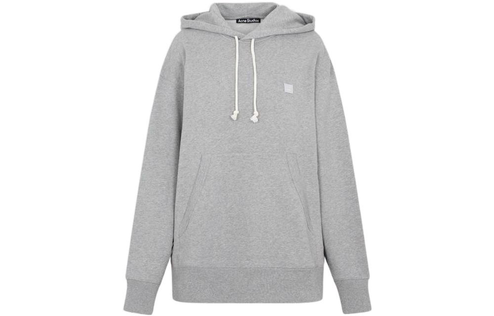 Женское худи Acne Studios Face (серое)