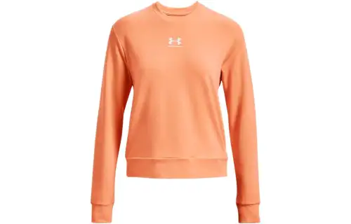 Under Armour Sweatshirts Women's Orange Crew Neck Moderate Other