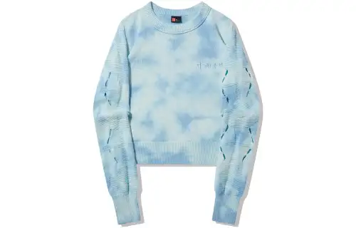 Li Ning Knitwear Women's Blue White