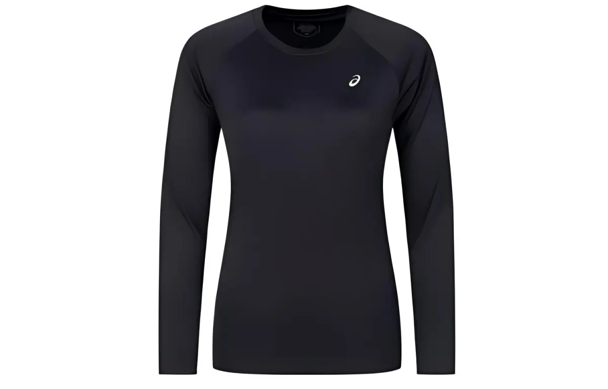 ASICS T-Shirts Women's Black Crew Neck Moderate Other