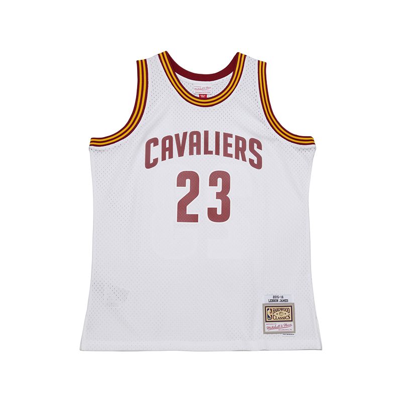 Mitchell Ness x NBA Cleveland Knight James Basketball Jersey Unisex White