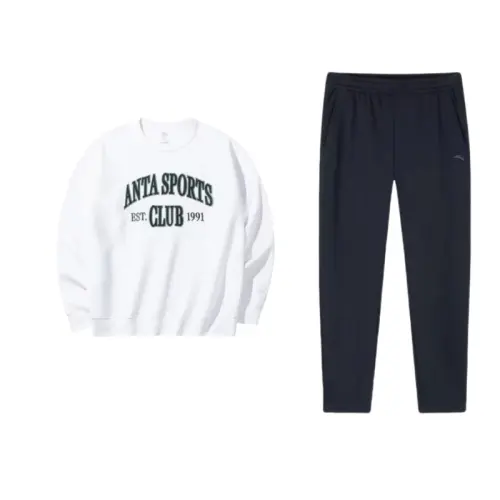 ANTA Sweatshirt Sets Men's Crew Neck Moderate