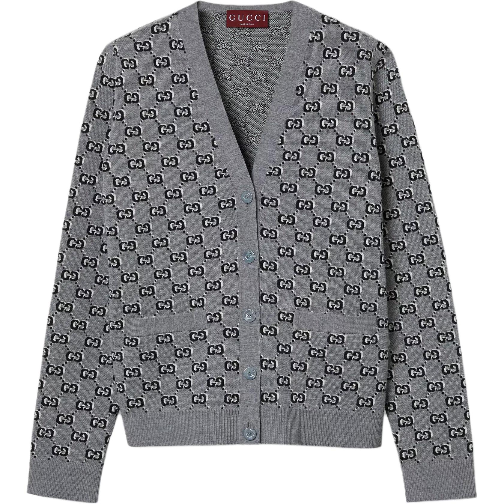 Женский кардиган Gucci (серый)