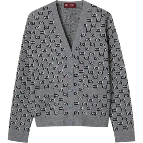 GUCCI Gg Shadow Jacquard Cardigan