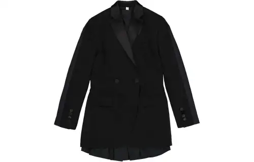 Burberry Jackets Women's Black Suit Collar Moderate Other