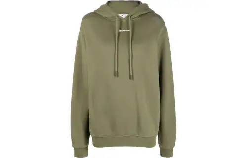 OFF-WHITE Arrows Abstract-print Logo Hoodie