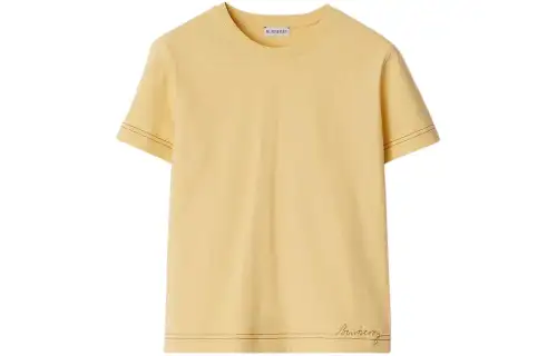 Burberry SS24 T Shirt Women's Yellow Narcissus