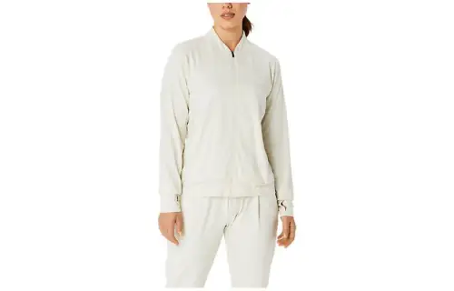 ASICS Jackets Women's White Baseball Collar Moderate Other