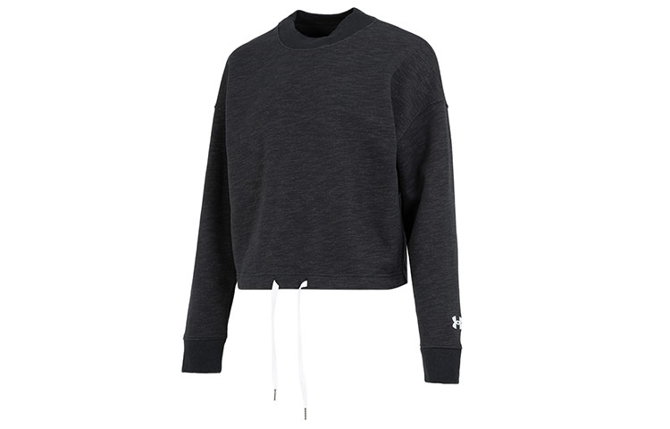 Женское худи Under Armour Essential Script Crew (черное)