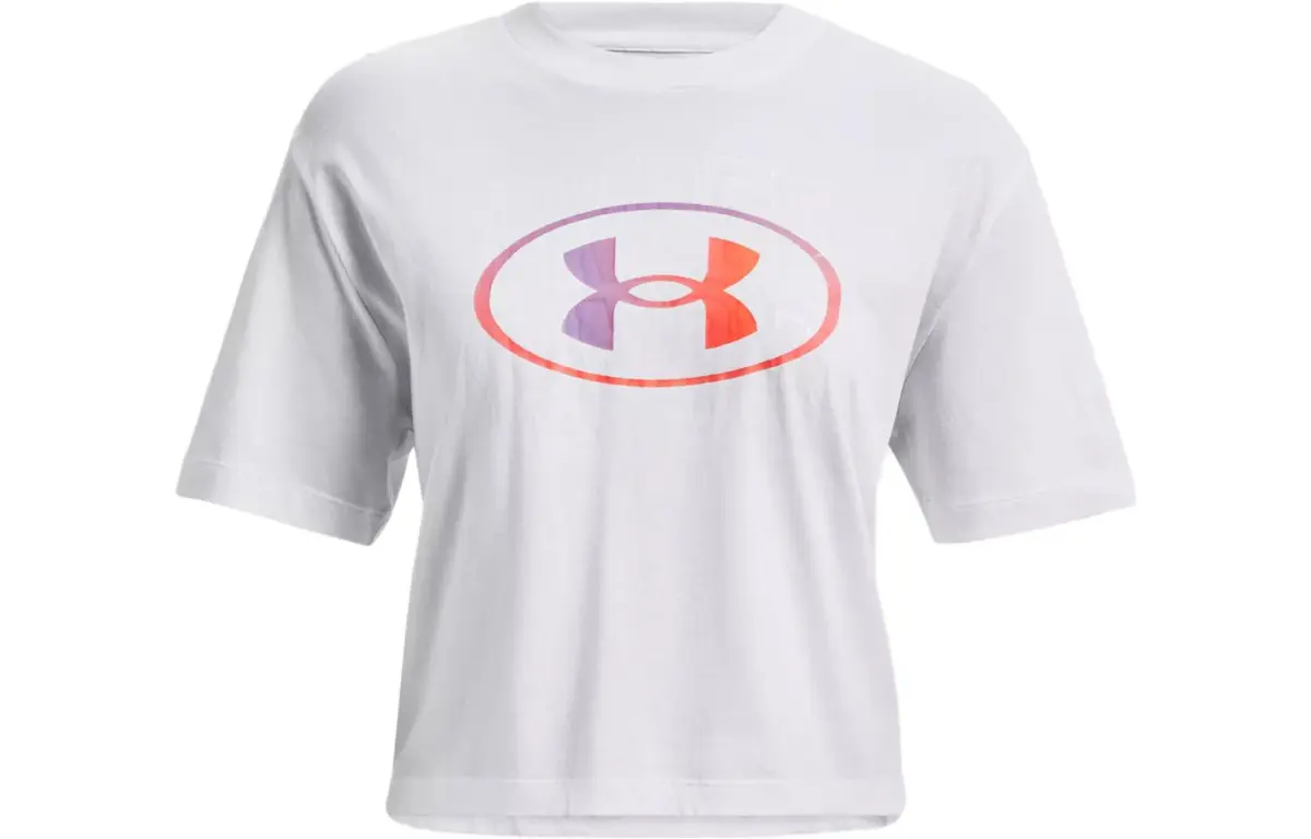 Under Armour Drop Shoulder Sleeve T Shirt Women's White