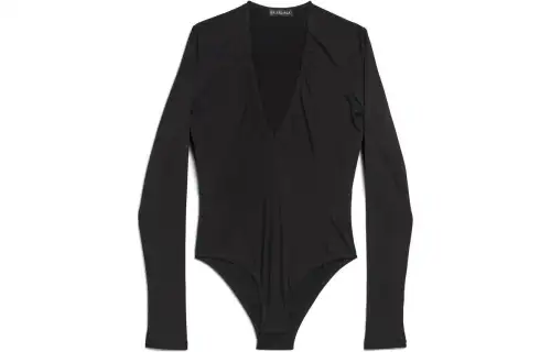 Balenciaga SS24 Jumpsuit Slim Fit Women's Black