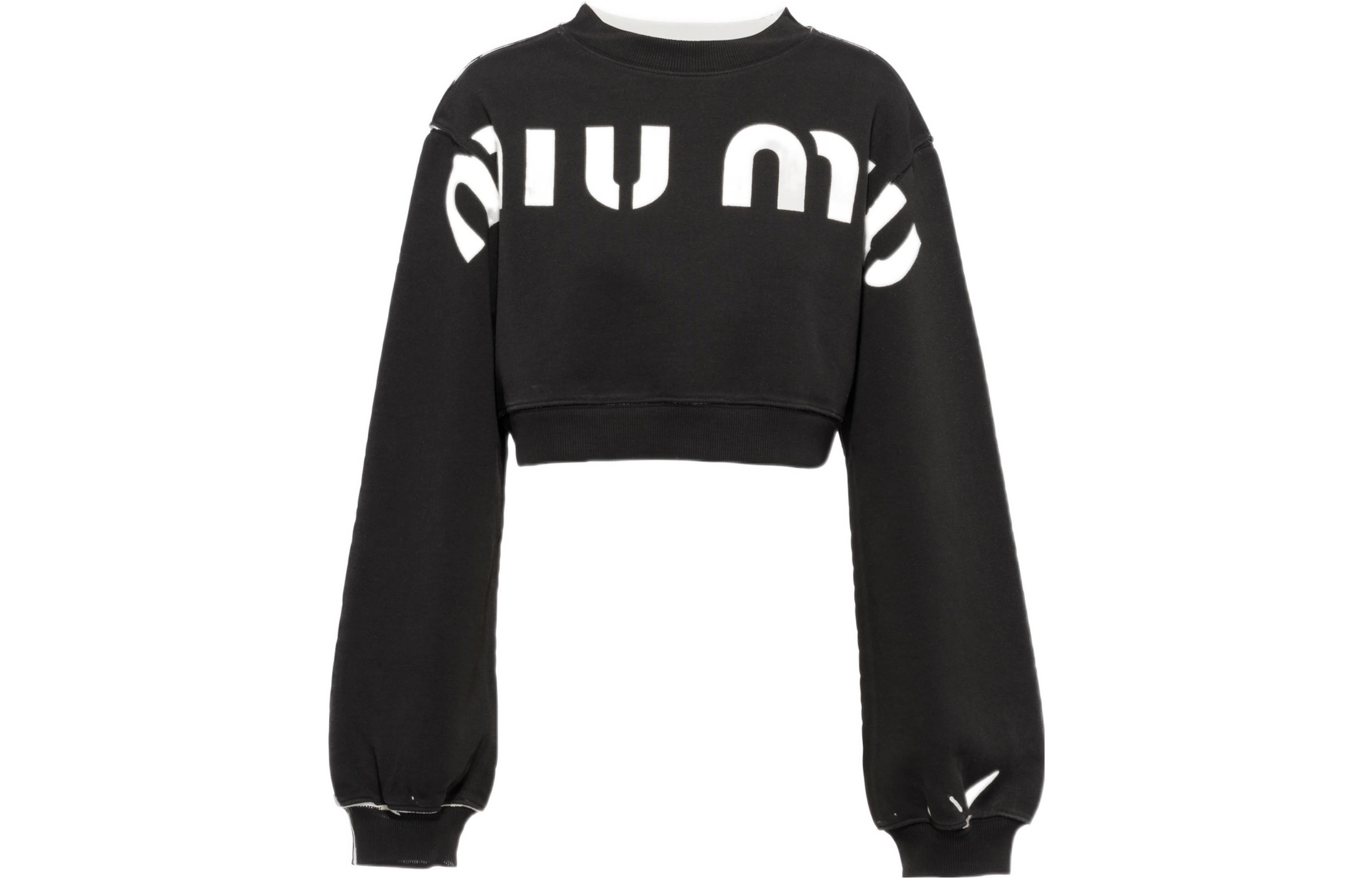 Женское худи MIU MIU (черное)