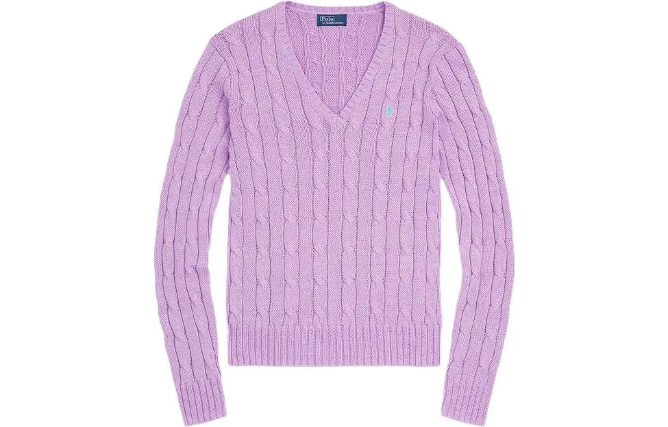 Polo Ralph Lauren SS23 Knitwear Slim Fit Women's Purple