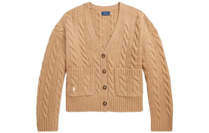Polo Ralph Lauren FW22 Cashmere Sweater Women's Khaki