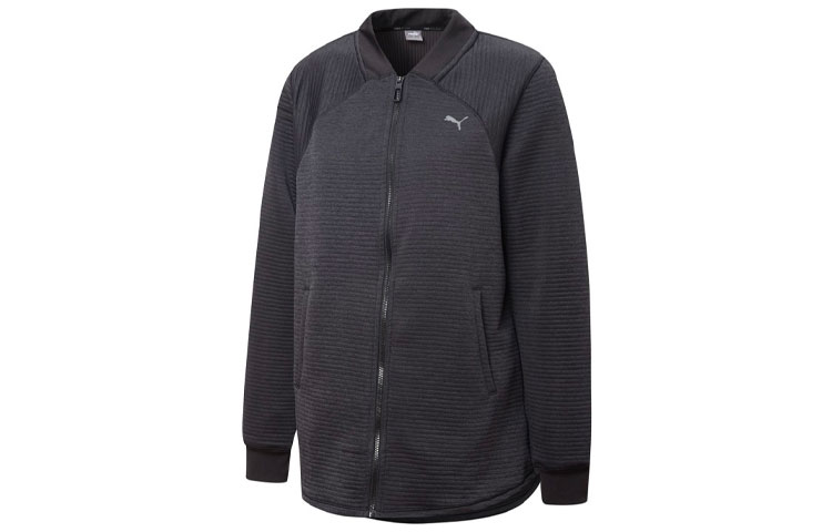 Женская куртка PUMA Studio Textured Jacket (черная)