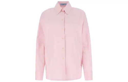 PRADA Button Down Classic Blouse 'Pink'