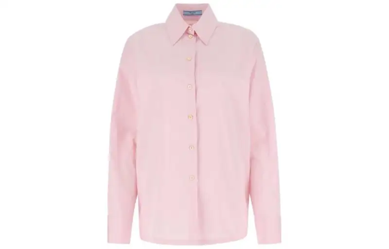 PRADA Button Down Classic Blouse 'Pink'