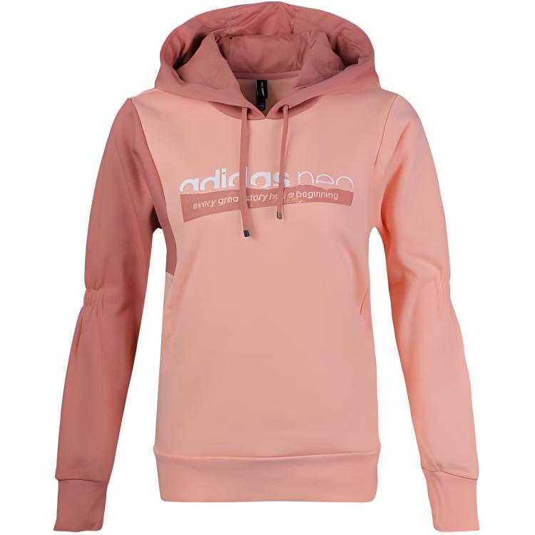 Женское худи adidas neo (красное)