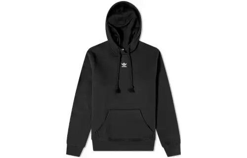 Adidas Originals Sweatshirts Women's Black Hooded Moderate Regular