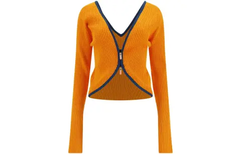 DIESEL Knitwear Women's Orange Moderate Cardigan