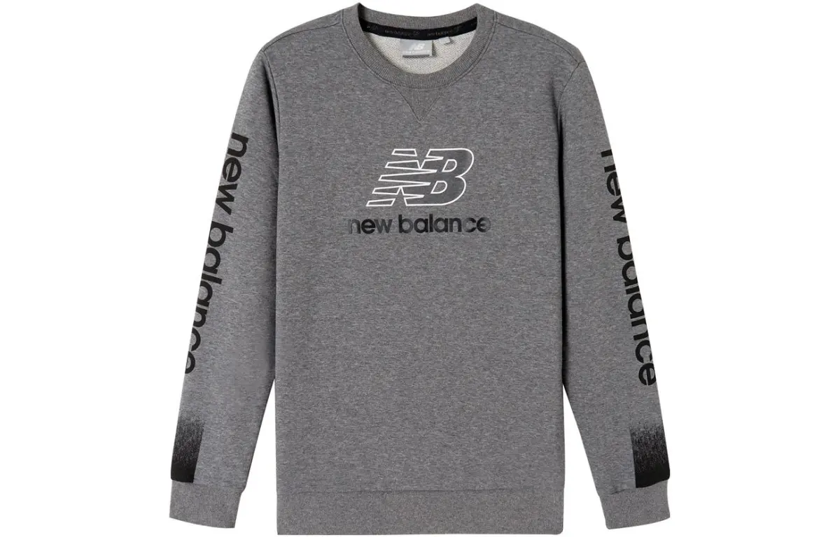 New Balance Sweatshirts Women's Gray/DKG Crew Neck Moderate Other