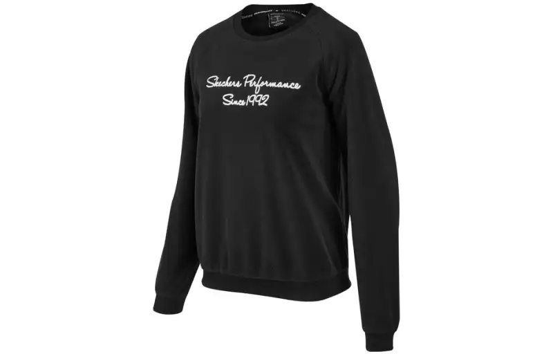 Skechers Sweatshirts Women's Carbon Black Crew Neck Moderate Regular