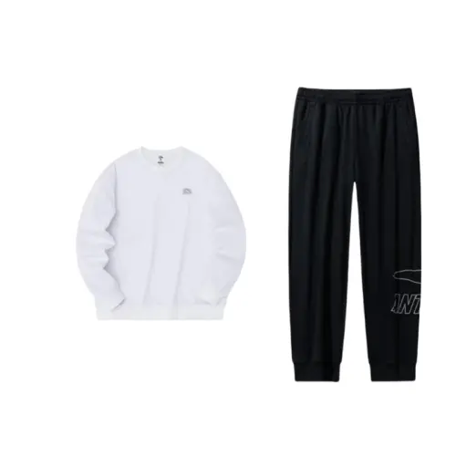 ANTA Sweatshirt Sets Unisex Crew Neck Moderate
