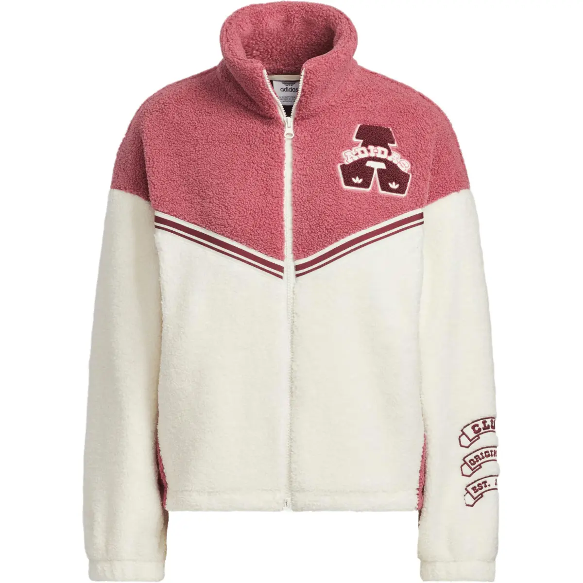 Adidas Originals COLLEGIATE Jacket Women's Dark Pink/Ivory